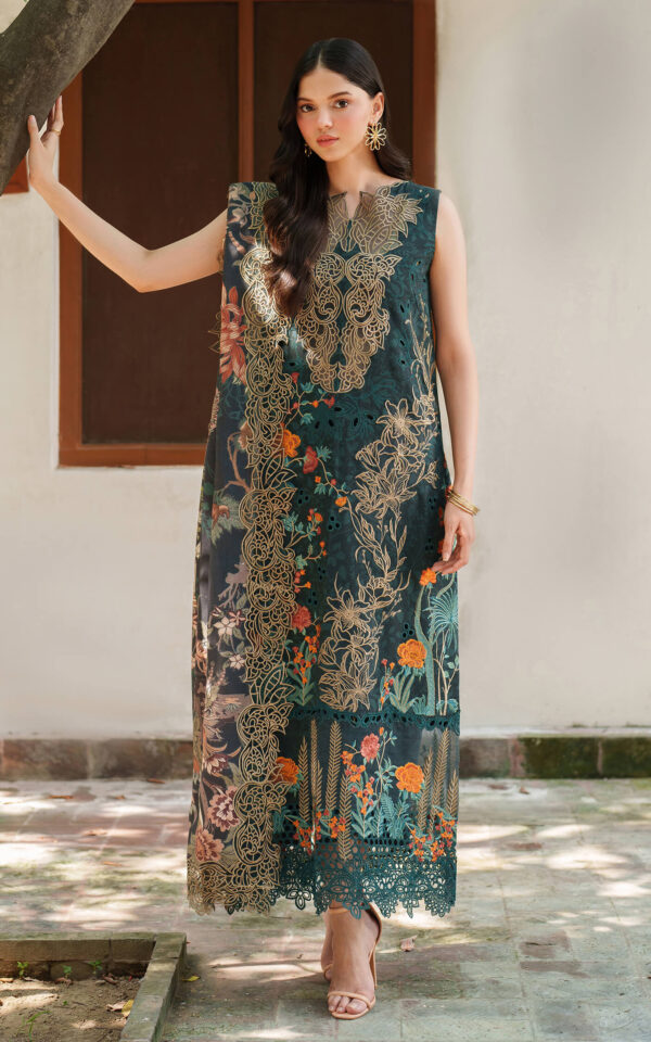 Asifa Nabeel Embroidered Winter'25 || Nora LWC25-01